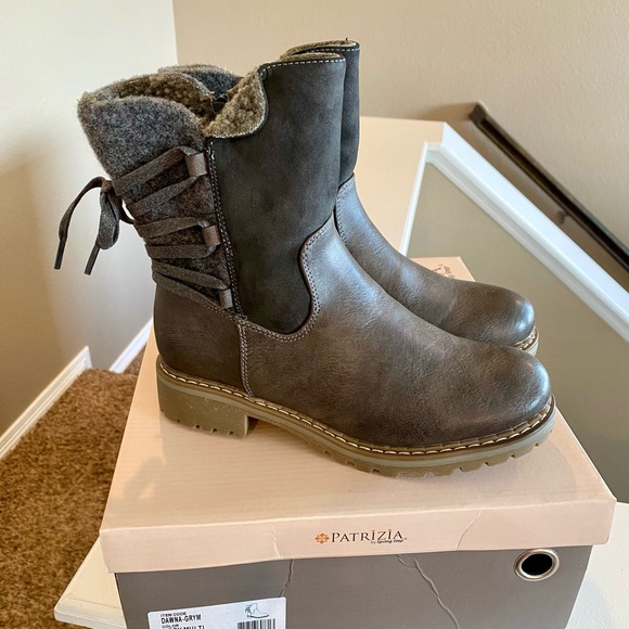 NIB - Women’s Gray boots - Patrizia by Spring Step boots Dawna - Picture 6 of 10